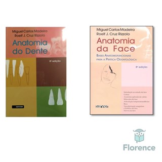 Combo Livros Madeira Anatomia Dente e Face