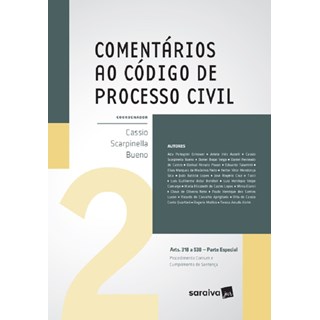 COMENTARIOS AO CODIGO DE PROCESSO CIVIL - PARTE ESPECIAL - VOL 2 - SARAIVA