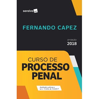 CURSO DE PROCESSO PENAL - CAPEZ - SARAIVA