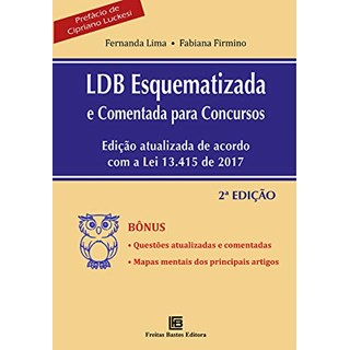 ivro Ldb Esquematizada e Comentada Para Concursos - Freitas Bastos