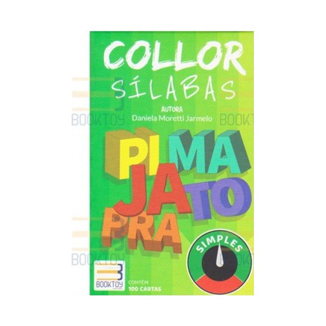 Jogo - Collor Sílabas Simples - Jarmelo - Book Toy