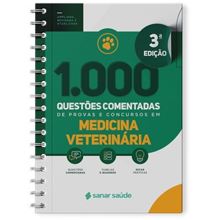 Livro - 1.000 Questoes Comentadas de Provas e Concursos em Medicina Veterinaria - Spinola