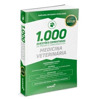 Livro - 1.000 QUESTOES COMENTADAS PARA PROVAS E CONCURSOS EM MEDICINA VETERINARIA - GARCEZ