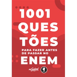 Livro - 1001 Questoes para Fazer Antes de Passar No Enem - Ortiz