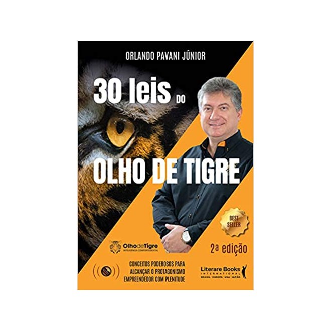 Livro - 30 Leis do Olho de Tigre - Júnior - Literare Books