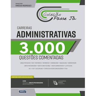 Livro - 3000 Questoes Comentadas: Carreiras Administrativas - Rodrigues