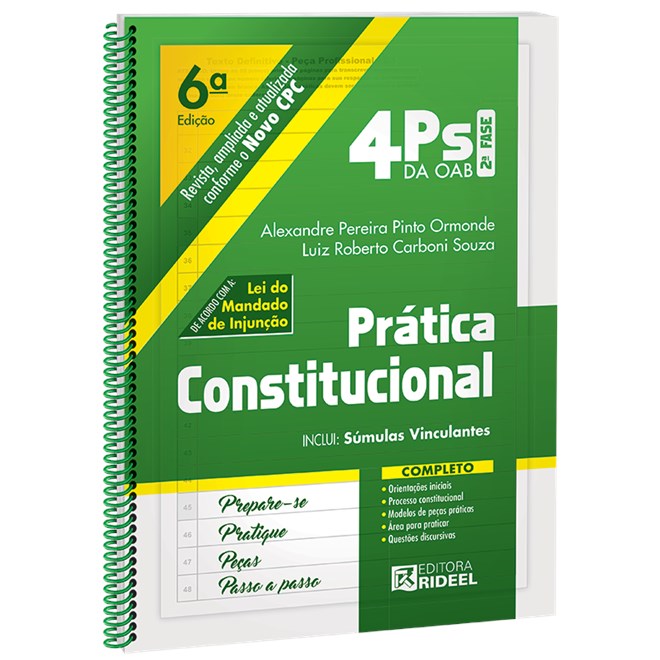 Livro - 4ps da Oab. Pratica Constitucional - Pinto/souza