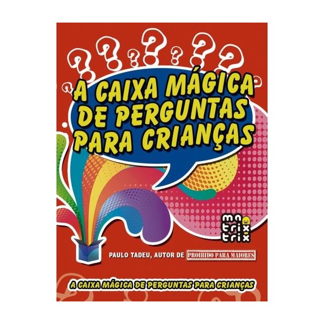 Livro - A Caixa Mágica de Perguntas para Crianças - Tadeu - Baralho