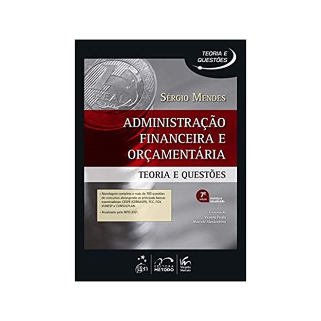Livro Administração Financeira e Orçamentária - Mendes - Atlas