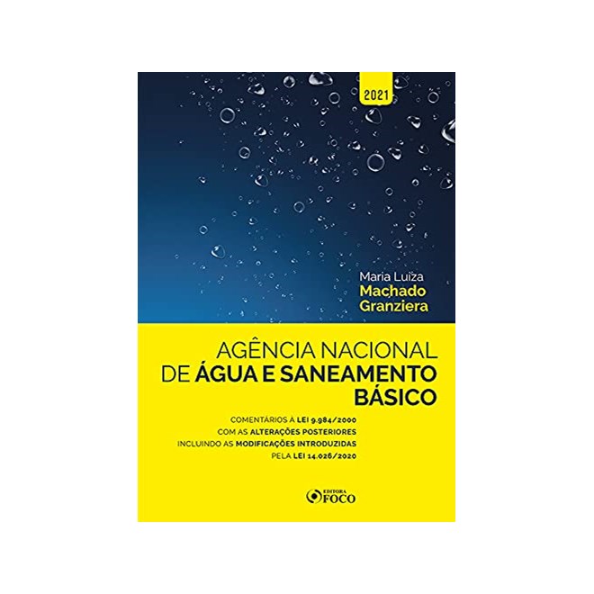 Livro Agência Nacional de Água e Saneamento Básico - Granziera - Foco