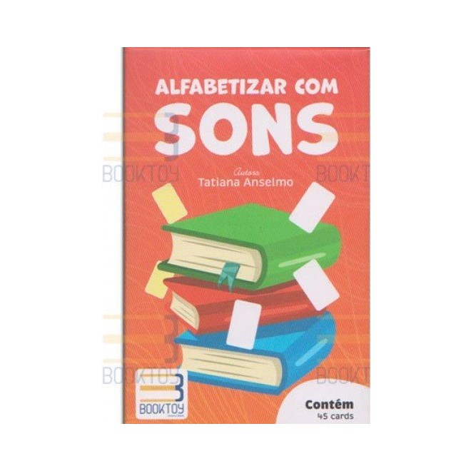 Livro - Alfabetizar com Sons - 45 Cartas - Anselmo