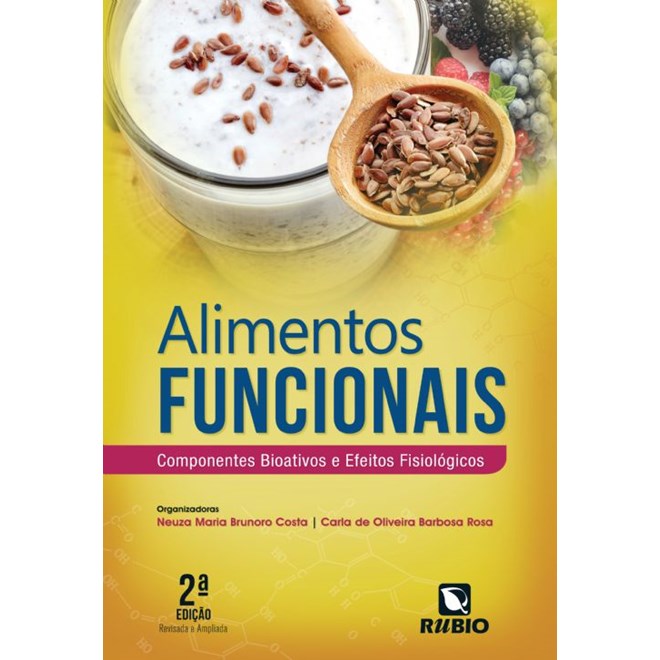 Livro Alimentos Funcionais - Brunoro - Rúbio