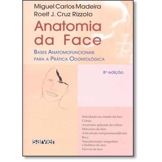 Livro Anatomia da Face - Madeira - Sarvier