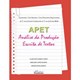Livro - Apet - Analise da Producao Escrita de Textos - Scarpa/forte