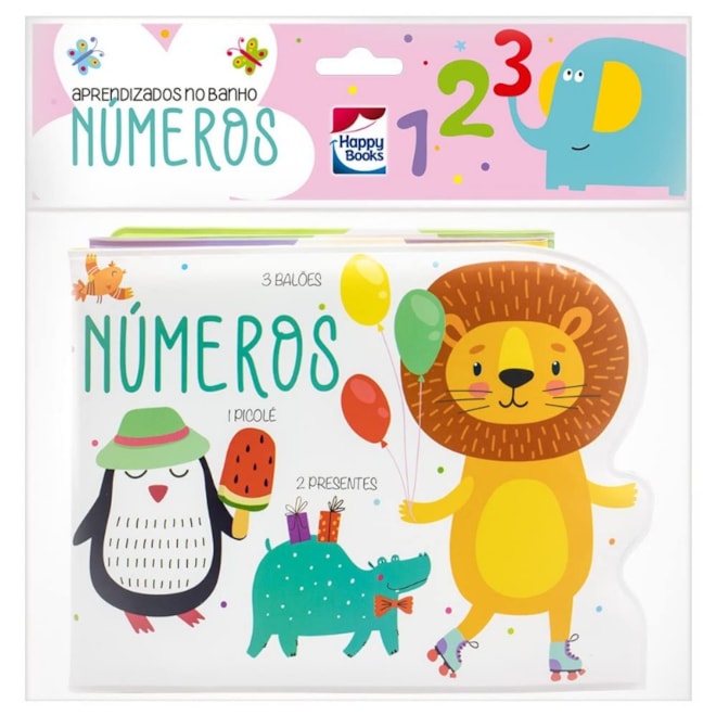 Livro - Aprendizados No Banho: Numeros - Editora Happy Books