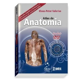 Livro - Atlas de Anatomia - Inclui Dvd - Valerius