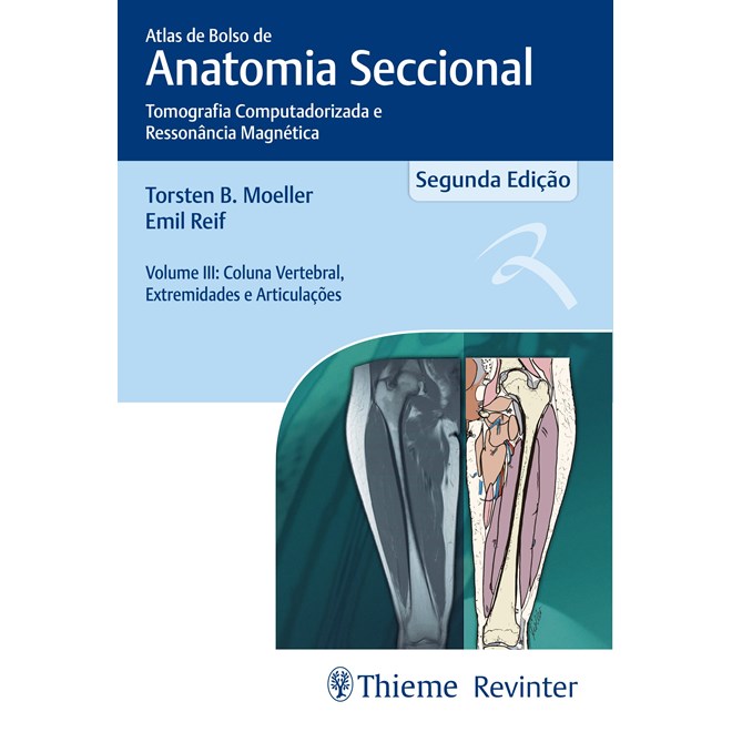 Livro - Atlas de Bolso de Anatomia Seccional - Tomografia Computadorizada e Ressonância Magnética -