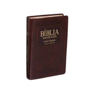 Livro - Bíblia Sagrada - Letra Gigante - Capa Marrom - SBB