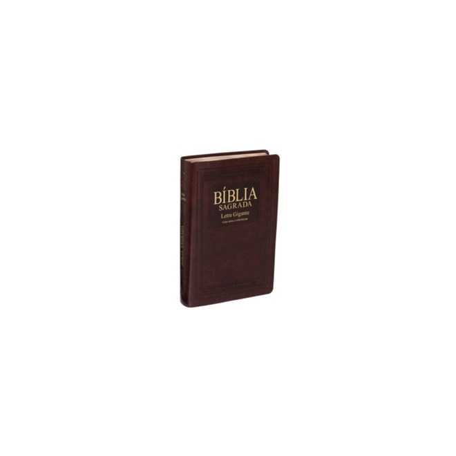 Livro - Bíblia Sagrada - Letra Gigante - Capa Marrom - SBB