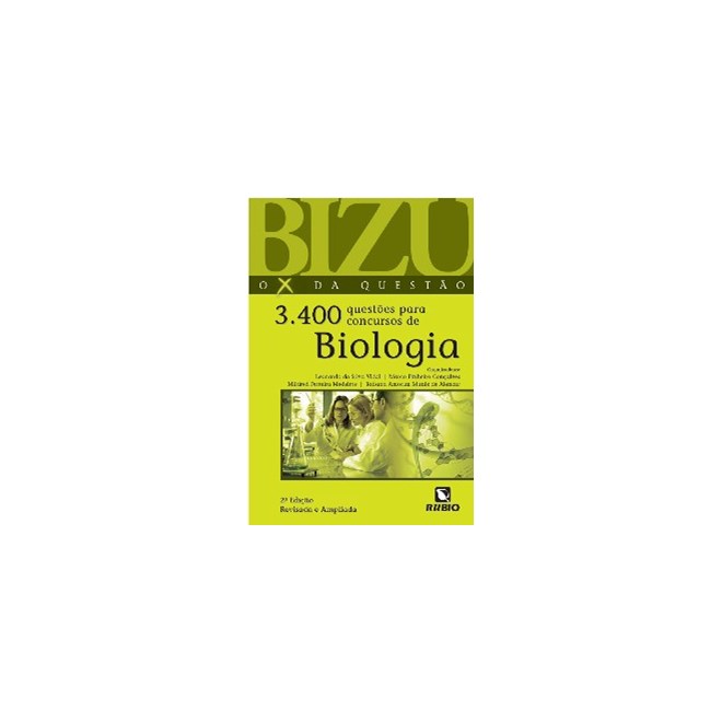 Livro Bizu de Biologia - Vidal - Rúbio