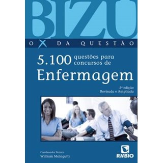 Livro Bizu de Enfermagem - 5100 Questões para Concursos - Malagutti - Rúbio