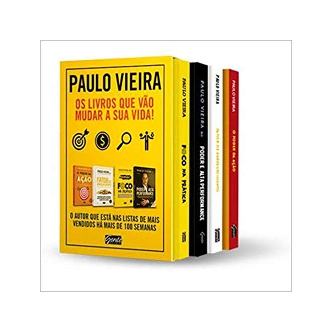 Livro - Box - Paulo Vieira - 4 Volumes - Vieira