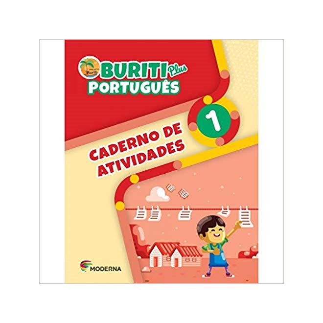 Livro - Buriti Plus Portugues: 1  Ano - Caderno de Atividades - Editora Moderna