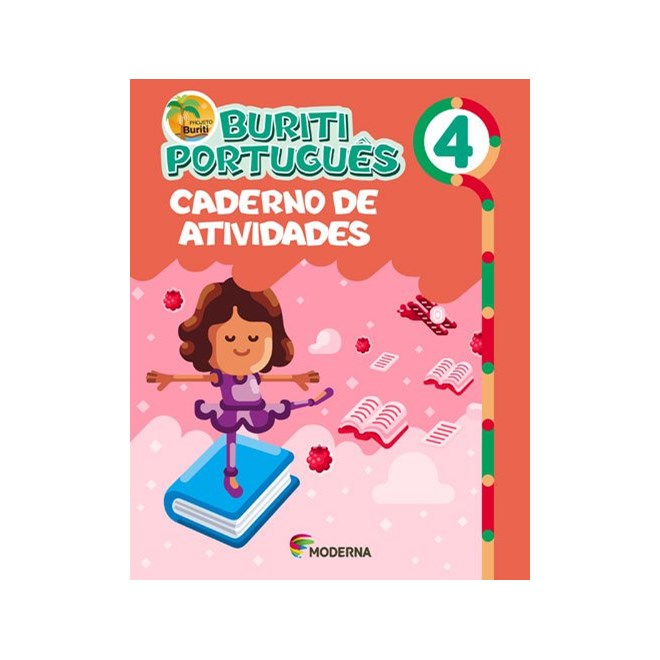 Livro - Buriti - Portugues - 4 Ano - Caderno de Atividades - Editora Moderna