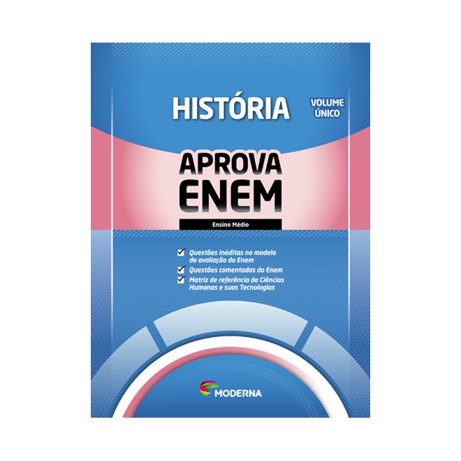 Livro - Caderno Aprova Enem - Historia - Volume Unico - Editora Moderna