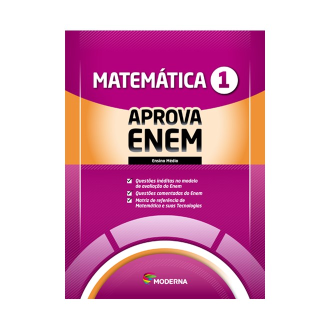 Livro - Caderno Aprova Enem - Matematica 1 - Editora Moderna