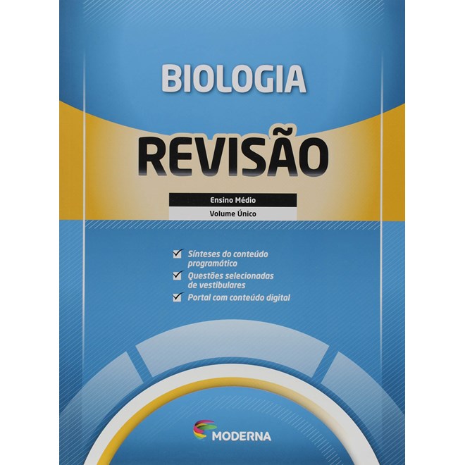 Livro - Caderno de Revisao - Biologia - Volume Unico - Editora Moderna