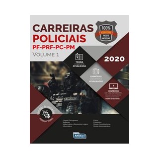 Livro - Carreiras Policiais 2020: Vol. 1 - Editora Alfacon