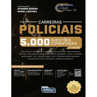 Livro Carreiras Policiais 5.000 Questões Comentadas - Alfacon