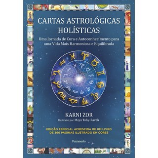 Livro - Cartas Astrologicas Holisticas: Uma Jornada de Cura e Autoconhecimento para - Zor