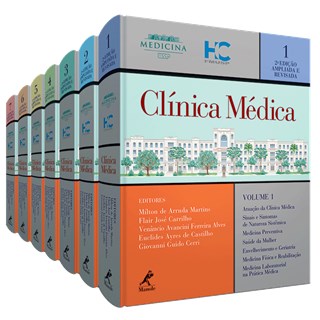 Livro - Clinica Medica- 7 Volumes - Martins/carrilho/alv