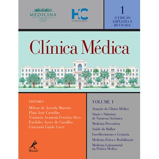 Livro - Clinica Medica - Vol. 1 - Col. Clinica Medica do Hc - Martins/carrilho/alv