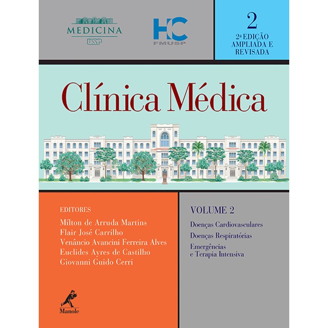 Livro - Clínica Médica - Volume 2 - USP - Martins - 2a. edição