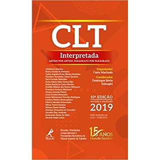 Livro - Clt Interpretado - 10  Edicao - Costa Machado, Domin