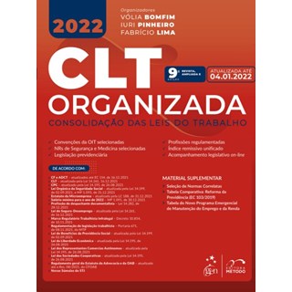 Livro - Clt Organizada: Consolidacao das Leis do Trabalho - Bomfim/pinheiro/lima
