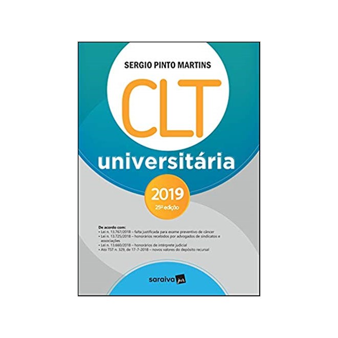 Livro - Clt Universitária - Saraiva