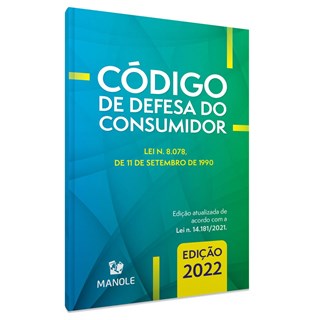 Livro - Codigo de Defesa do Consumidor - Editora Manole