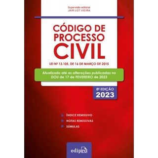 Livro - Codigo de Processo Civil 2023: Mini - Vieira