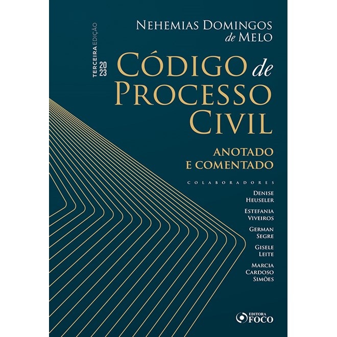 Livro - Código de Processo Civil - Anotado e Comentado - 3ª Ed - 2023 - Nehemias Domingos de