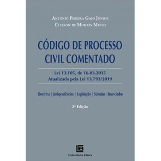 Livro - Código de Processo Civil Comentado - Gaio Junior