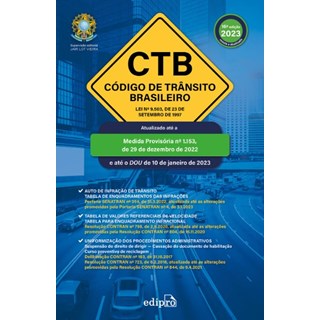 Livro - Codigo de Transito Brasileiro 2023: Ctb: Lei n 9.503, de 23 de Setembro de - Vieira