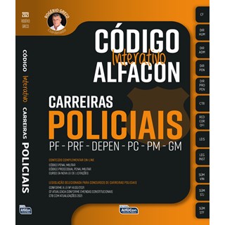 Livro Código Interativo Alfacon: Carreiras Policiais - Alfacon