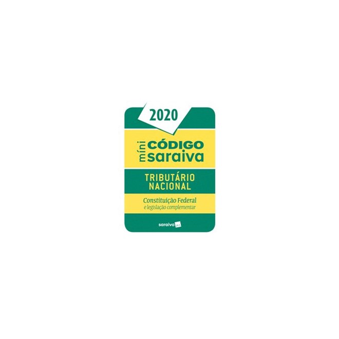 Livro - Código Tributário Mini - 26ª edição de 2020 - Editora Saraiva 26º edição