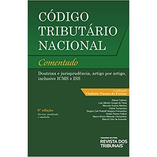 Livro - Codigo Tributario Nacional Comentado - Calmon/faria/martins