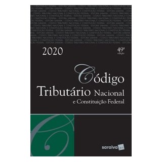 Livro - Código Tributário Nacional E Constituição Federal - Tradicional - Editora Saraiva 49º edição