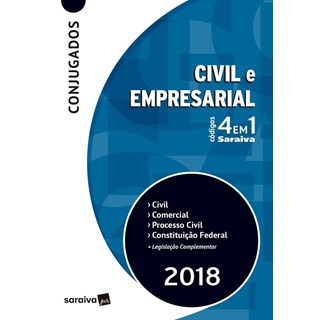 Livro - Codigos 4 em 1 Saraiva - Civil e Empresarial - Editora Saraiva
